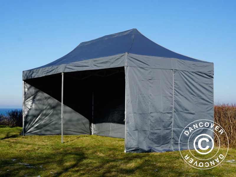 Foldetelt FleXtents PRO 3x6m Grå, inkl. 6 sider - Image 41