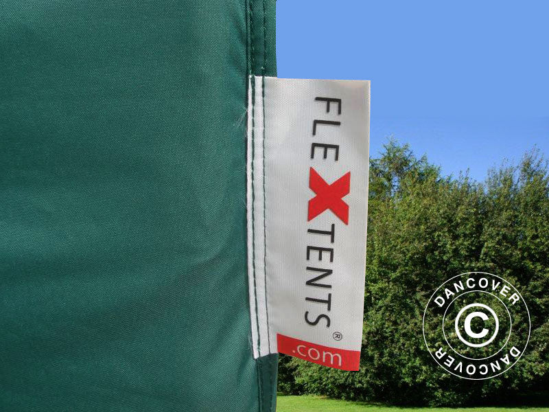 Foldetelt FleXtents PRO 3x6m Grøn, inkl. 6 sider - Image 4