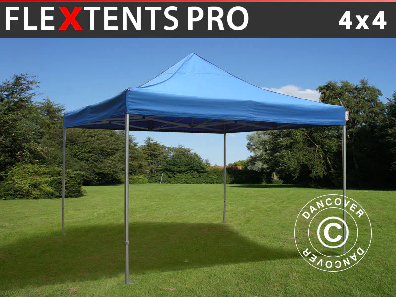 Foldetelt FleXtents PRO 4x4m Blå