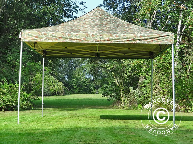 Foldetelt FleXtents PRO 4x4m Camouflage/Militær - Image 2