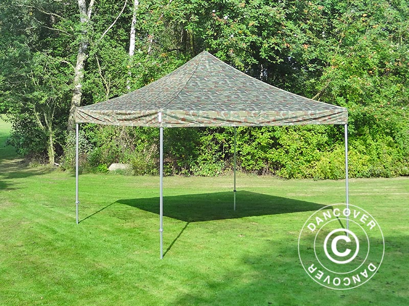Foldetelt FleXtents PRO 4x4m Camouflage/Militær - Image 3