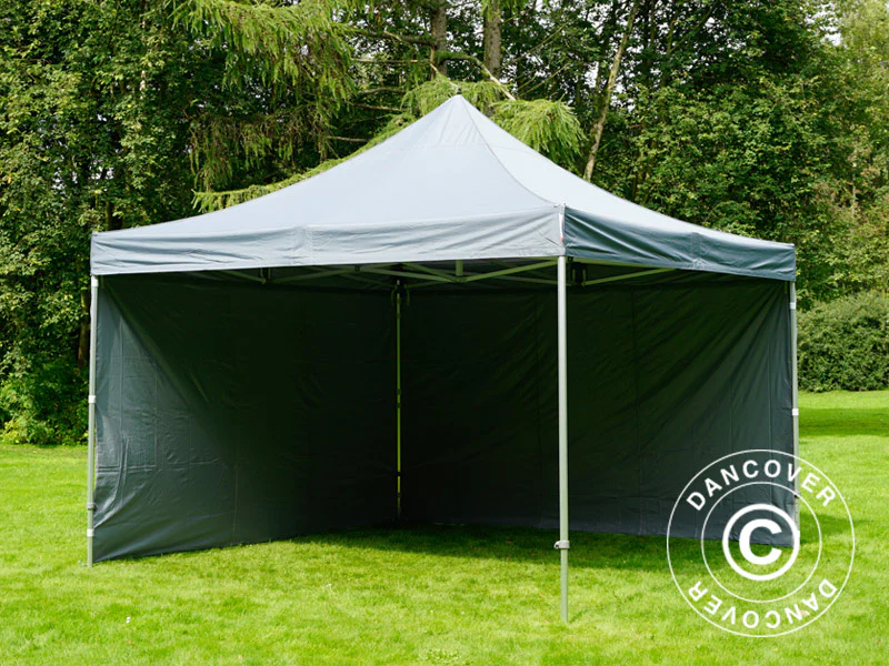 Foldetelt FleXtents PRO 4x4m Grå, inkl. 4 sider - Image 12