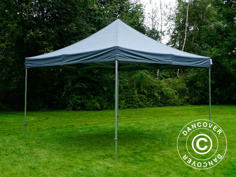 Foldetelt FleXtents PRO 4x4m Grå, inkl. 4 sider - Image 14