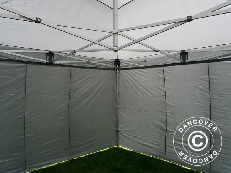 Foldetelt FleXtents PRO 4x4m Grå, inkl. 4 sider - Image 15