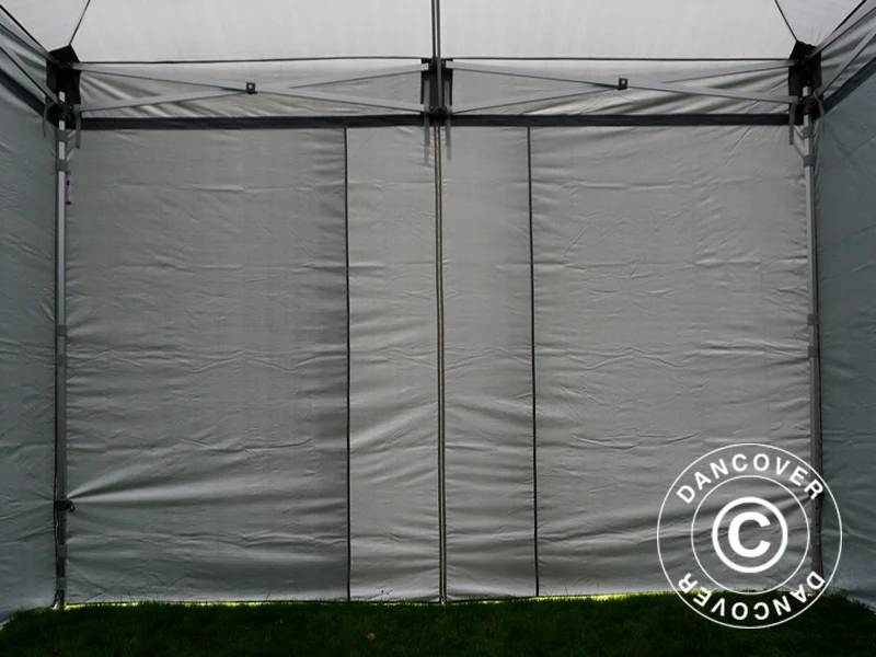 Foldetelt FleXtents PRO 4x4m Grå, inkl. 4 sider - Image 16
