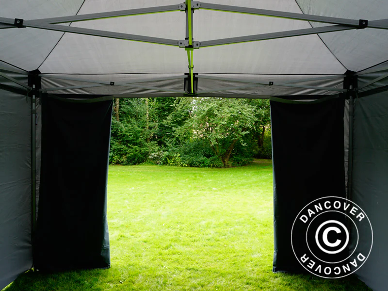 Foldetelt FleXtents PRO 4x4m Grå, inkl. 4 sider - Image 17