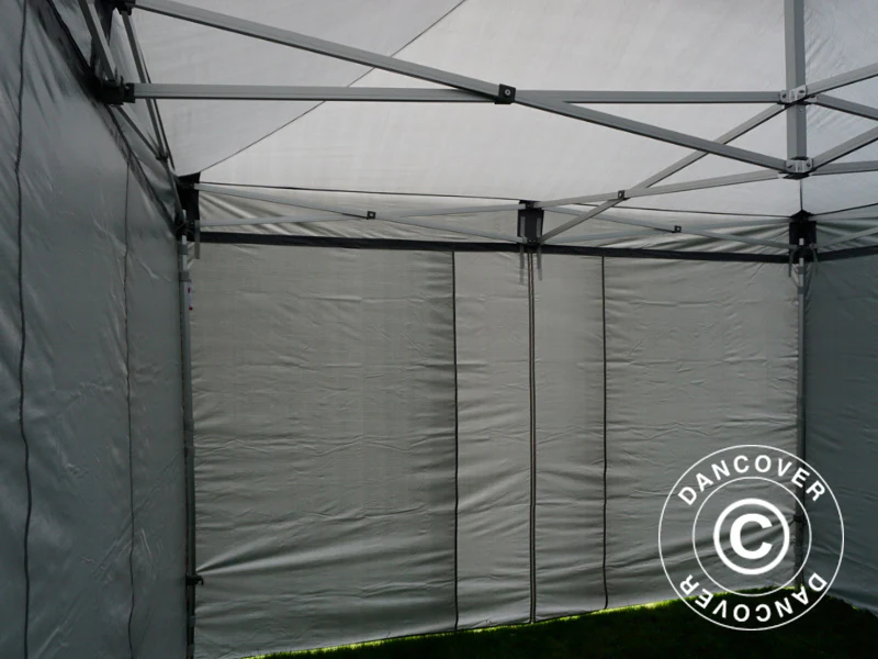 Foldetelt FleXtents PRO 4x4m Grå, inkl. 4 sider - Image 19