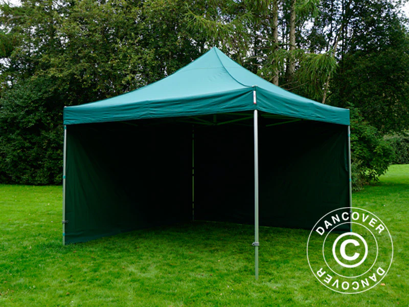 Foldetelt FleXtents PRO 4x4m Grøn, inkl. 4 sider - Image 9