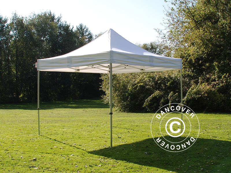 Foldetelt FleXtents PRO 4x4m Hvid, Brandhæmmende - Image 2