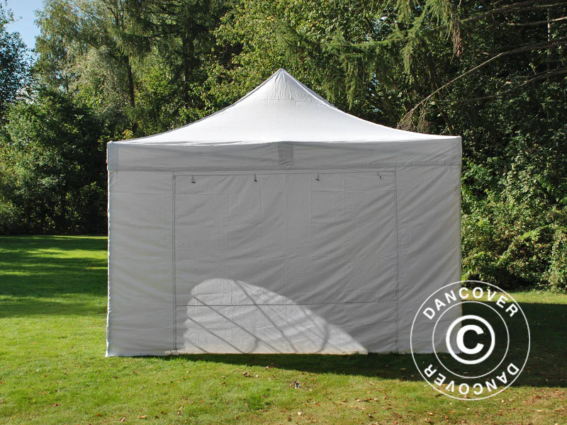 Foldetelt FleXtents PRO 4x6m Hvid, inkl. 8 sider - Image 13