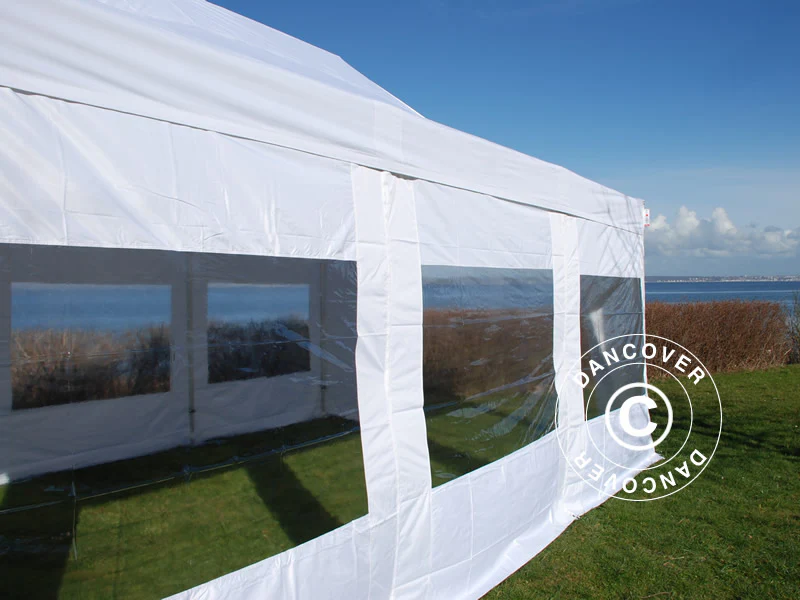 Foldetelt FleXtents PRO 4x6m Hvid, inkl. 8 sider - Image 7