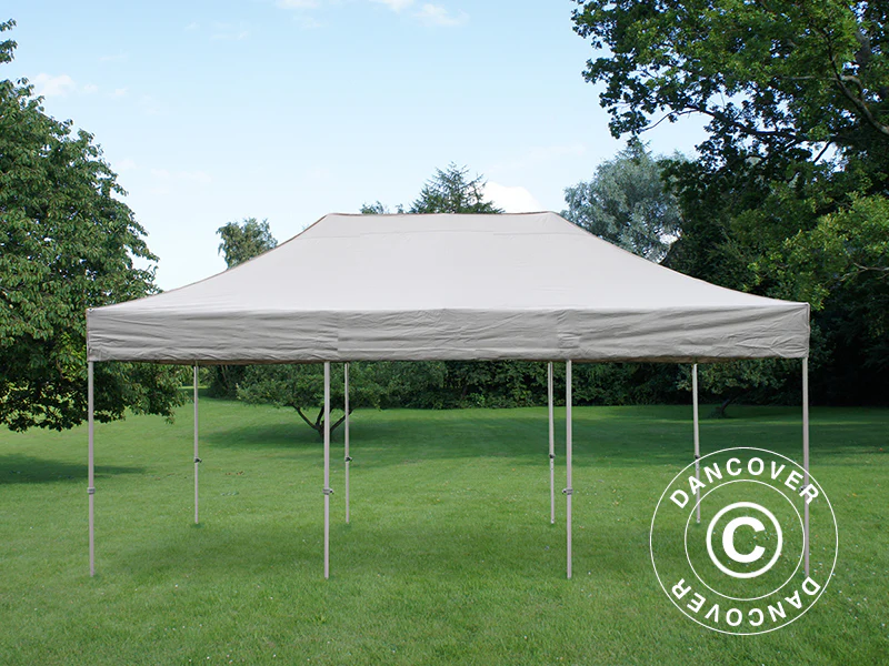 Foldetelt FleXtents PRO 4x6m Latte, inkl. 8 sider - Image 5