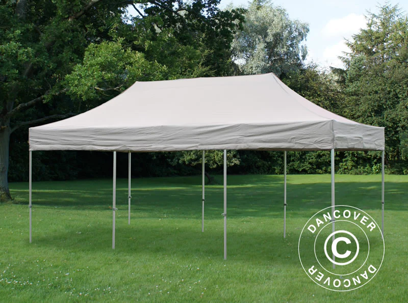 Foldetelt FleXtents PRO 4x6m Latte, inkl. 8 sider - Image 6
