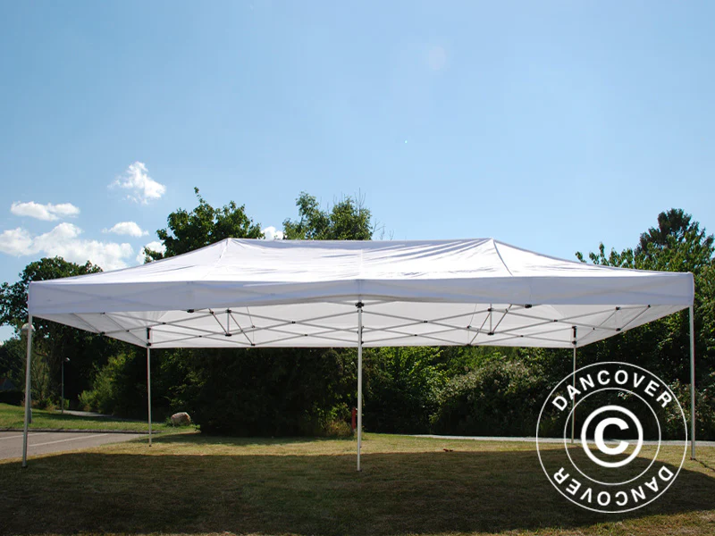 Foldetelt FleXtents PRO 4x8m Hvid, inkl. 6 sider - Image 9