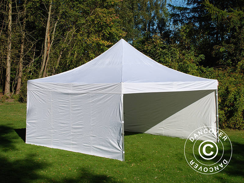Foldetelt FleXtents PRO 5x5m Hvid, inkl. 4 sider - Image 7