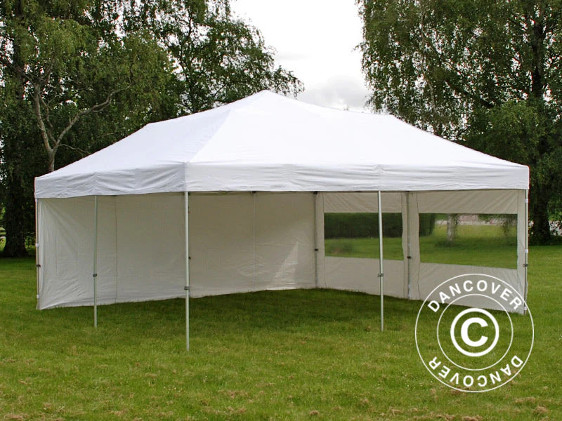Foldetelt FleXtents PRO 6x6m Hvid, inkl. 8 sider - Image 13