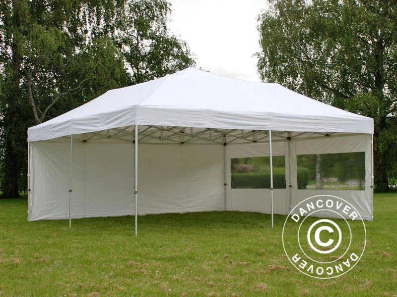 Foldetelt FleXtents PRO 6x6m Hvid, inkl. 8 sider - Image 14