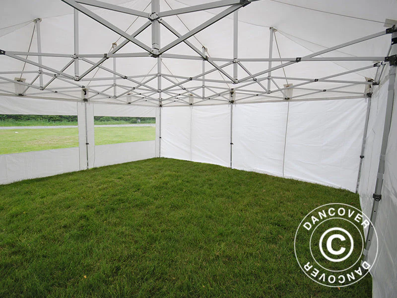Foldetelt FleXtents PRO 6x6m Hvid, inkl. 8 sider - Image 19