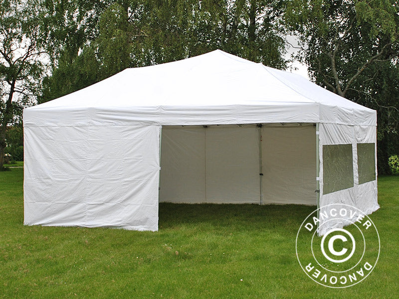 Foldetelt FleXtents PRO 6x6m Hvid, inkl. 8 sider - Image 9