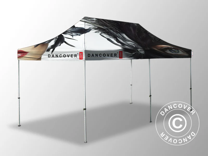 Foldetelt FleXtents PRO med fuldt digitalt print, 3x6m - Image 2