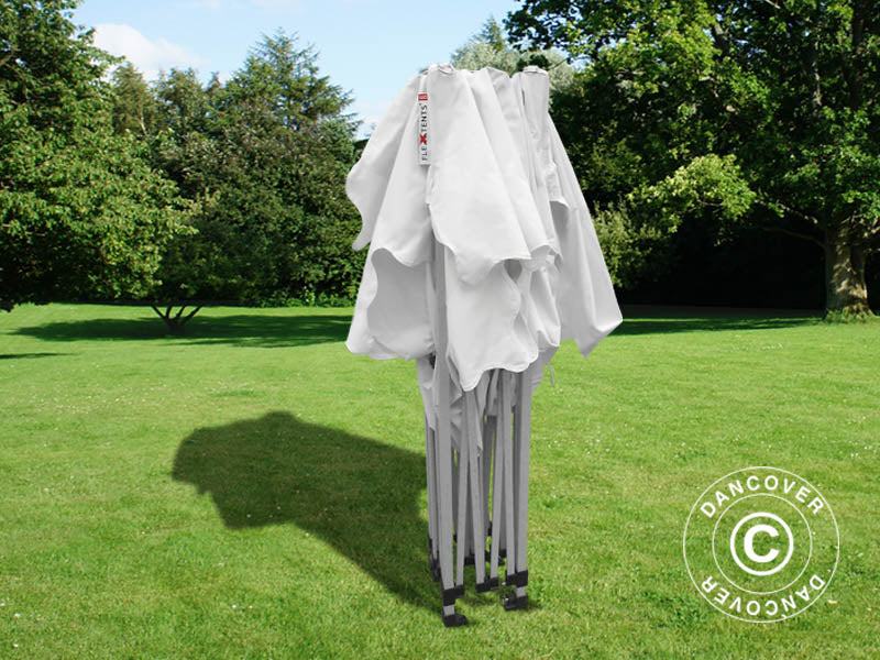 Foldetelt FleXtents PRO "Morocco" 3x3m Hvid - Image 4