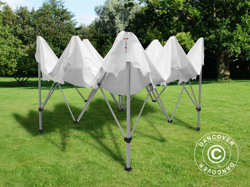 Foldetelt FleXtents PRO "Morocco" 3x3m Hvid - Image 5
