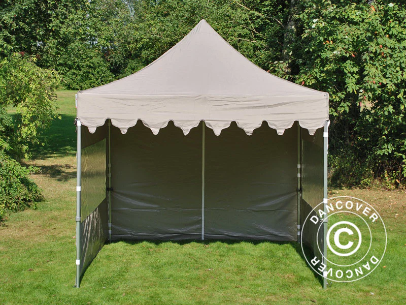 Foldetelt FleXtents PRO "Morocco" 3x3m Latte, inkl. 4 sider - Image 13