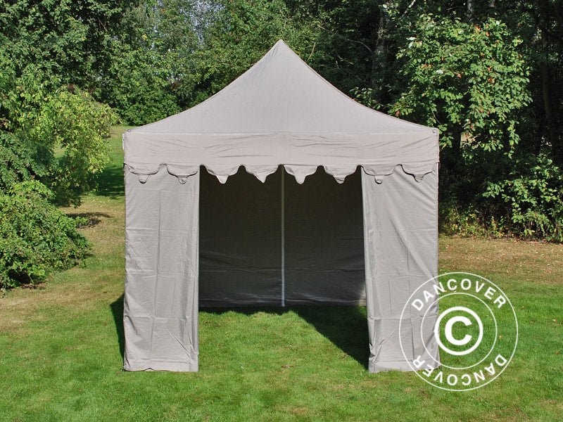 Foldetelt FleXtents PRO "Morocco" 3x3m Latte, inkl. 4 sider - Image 3