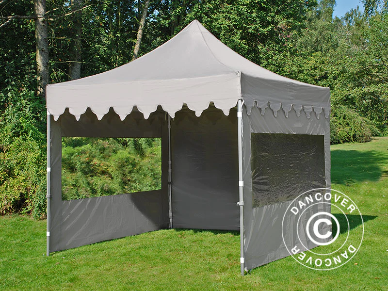 Foldetelt FleXtents PRO "Morocco" 3x3m Latte, inkl. 4 sider - Image 4