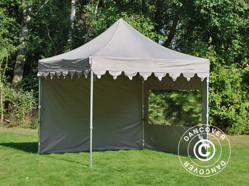 Foldetelt FleXtents PRO "Morocco" 3x3m Latte, inkl. 4 sider - Image 8