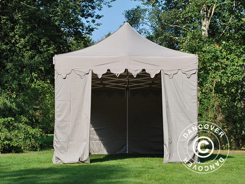 Foldetelt FleXtents PRO "Morocco" 3x6m Latte, inkl. 6 sider - Image 12