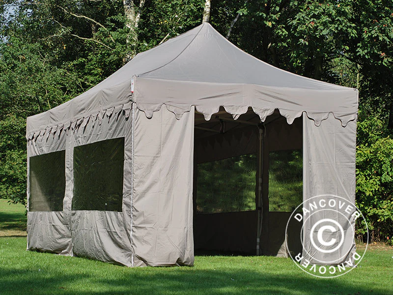 Foldetelt FleXtents PRO "Morocco" 3x6m Latte, inkl. 6 sider - Image 14