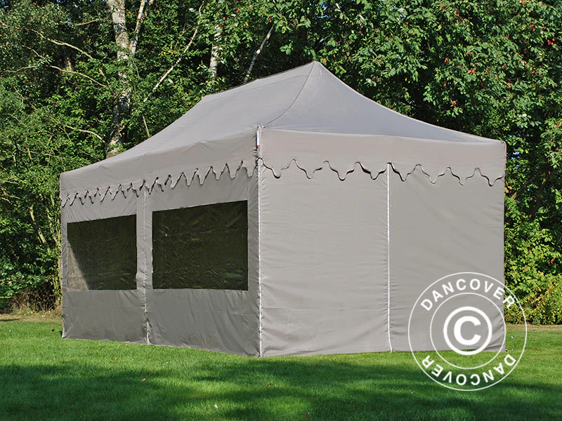 Foldetelt FleXtents PRO "Morocco" 3x6m Latte, inkl. 6 sider - Image 4