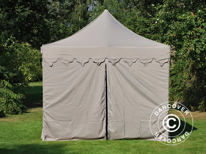 Foldetelt FleXtents PRO "Morocco" 3x6m Latte, inkl. 6 sider - Image 5