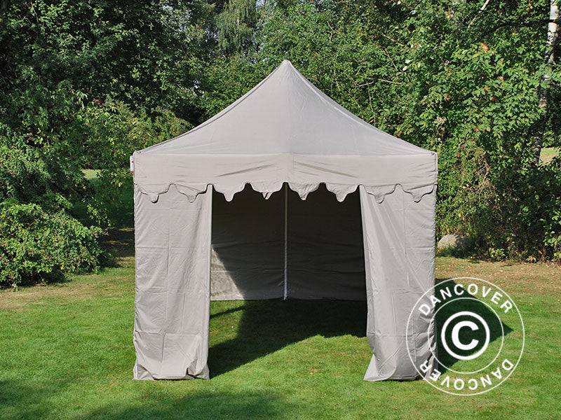 Foldetelt FleXtents PRO "Morocco" 3x6m Latte, inkl. 6 sider - Image 7