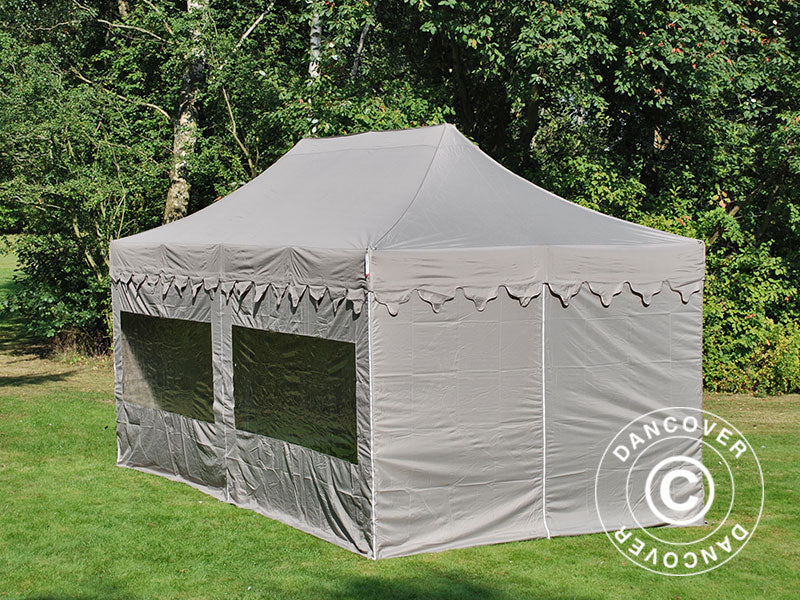 Foldetelt FleXtents PRO "Morocco" 3x6m Latte, inkl. 6 sider - Image 8