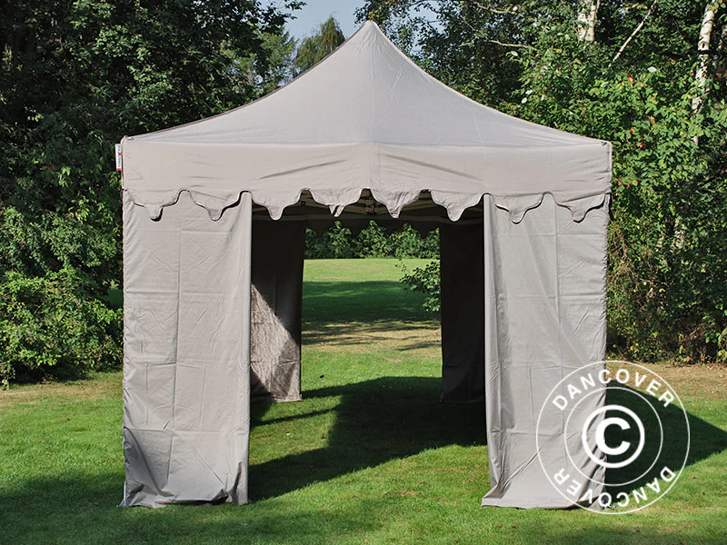 Foldetelt FleXtents PRO "Morocco" 3x6m Latte, inkl. 6 sider - Image 9