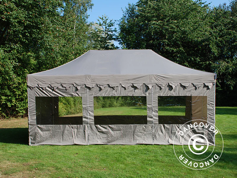 Foldetelt FleXtents PRO "Morocco" 4x6m Latte, inkl. 8 sider - Image 3
