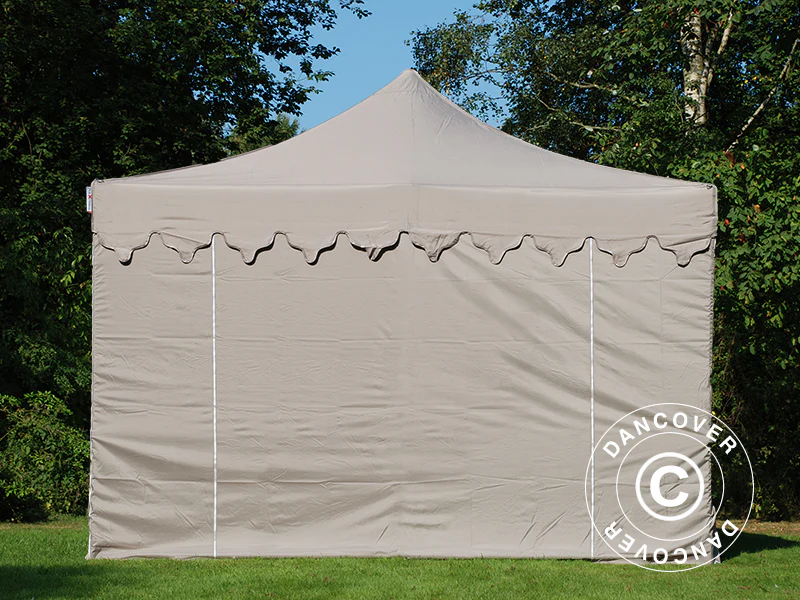 Foldetelt FleXtents PRO "Morocco" 4x6m Latte, inkl. 8 sider - Image 4