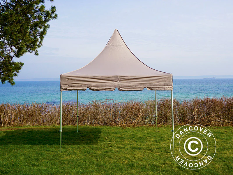 Foldetelt FleXtents PRO Peak Pagoda 3x3m Latte - Image 10