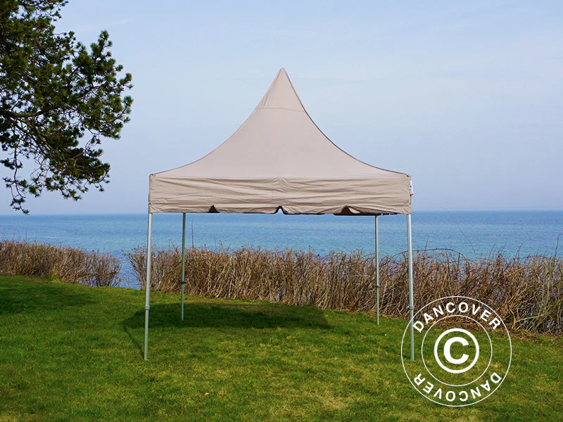 Foldetelt FleXtents PRO Peak Pagoda 3x3m Latte - Image 12