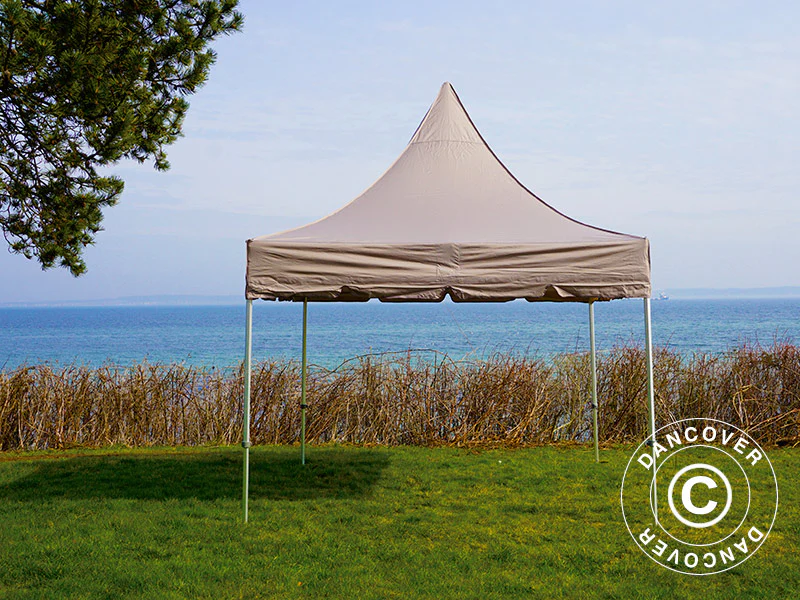 Foldetelt FleXtents PRO Peak Pagoda 3x3m Latte - Image 14