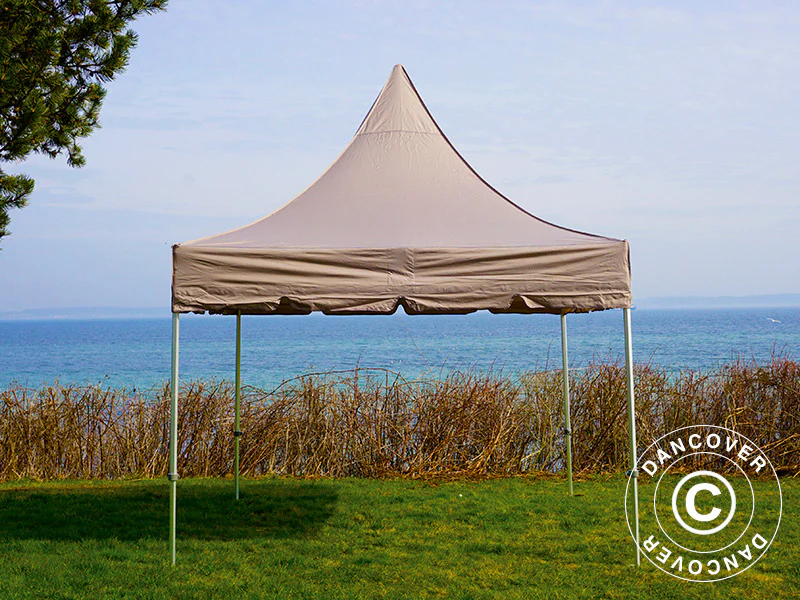 Foldetelt FleXtents PRO Peak Pagoda 3x3m Latte - Image 2