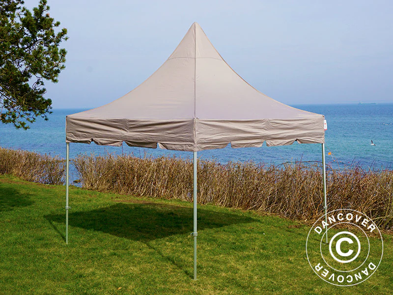 Foldetelt FleXtents PRO Peak Pagoda 3x3m Latte - Image 4