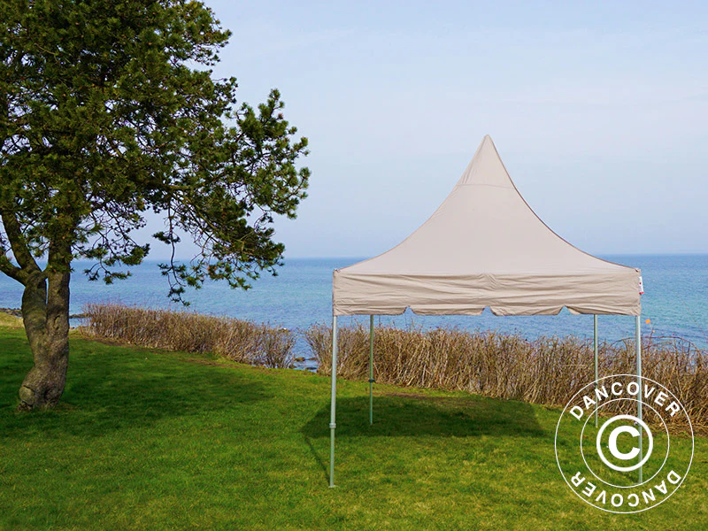 Foldetelt FleXtents PRO Peak Pagoda 3x3m Latte - Image 9