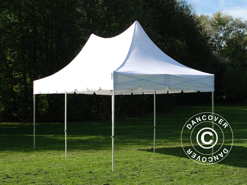 Foldetelt FleXtents PRO Peak Pagoda 3x6m Hvid - Image 2