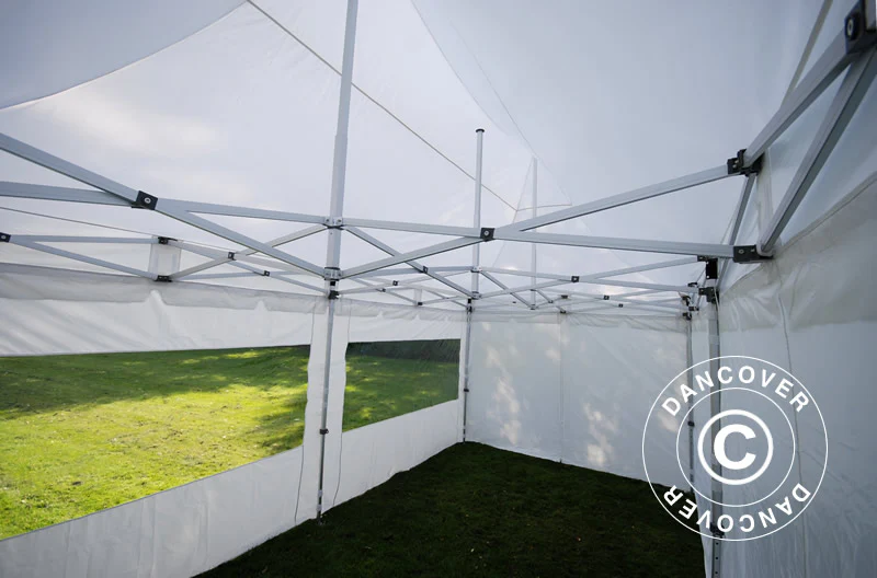 Foldetelt FleXtents PRO Peak Pagoda 3x6m Hvid, Inkl. 6 sider - Image 14