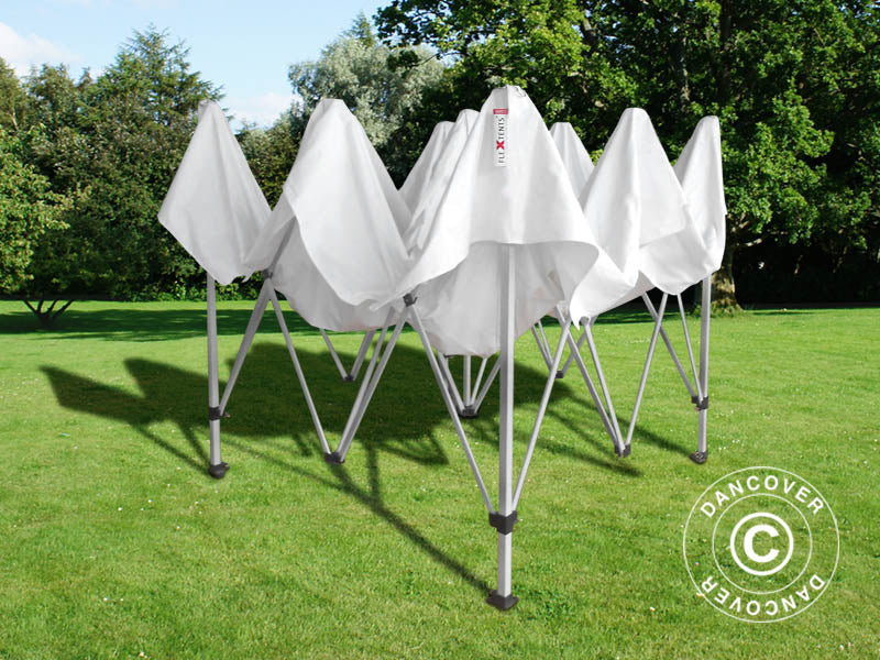 Foldetelt FleXtents PRO "Peaked" 3x3m Hvid - Image 7