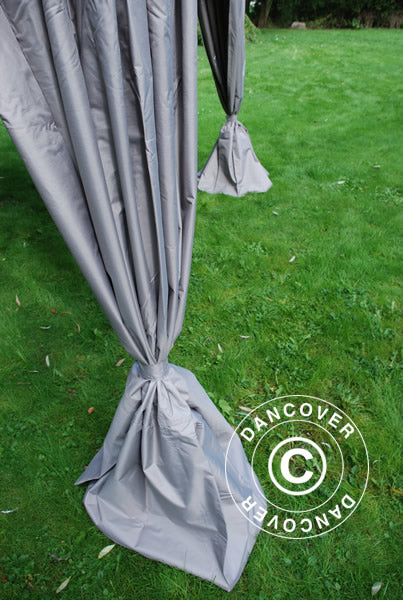 Foldetelt FleXtents PRO "Peaked" 3x3m Latte, inkl. 4 pyntegardiner - Image 9