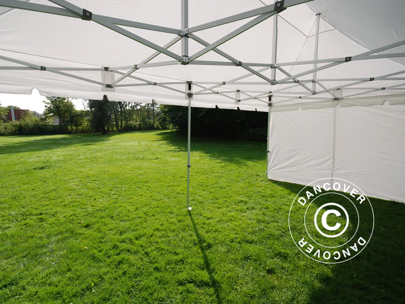Foldetelt FleXtents PRO "Peaked" 3x6m Hvid, inkl. 6 sider - Image 8